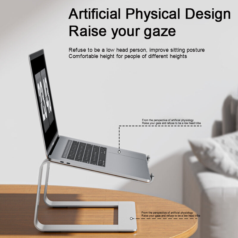 Laptop Tablet Stand Metal Portable Riser Bracket Hold Desk Table Mount