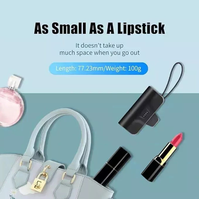 9000000mAh Mini Pocket Capsule Power Bank 20W Fast Charging Portable Charger For IPhone&Android Phone Pad