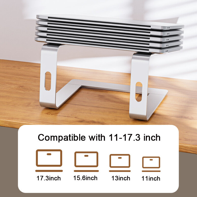 Laptop Tablet Stand Metal Portable Riser Bracket Hold Desk Table Mount
